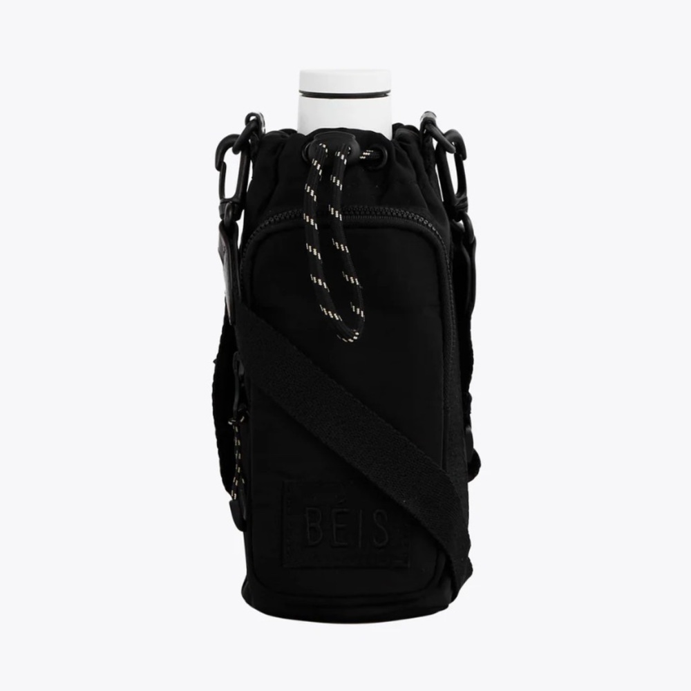BEIS Water Bottle Sling in black